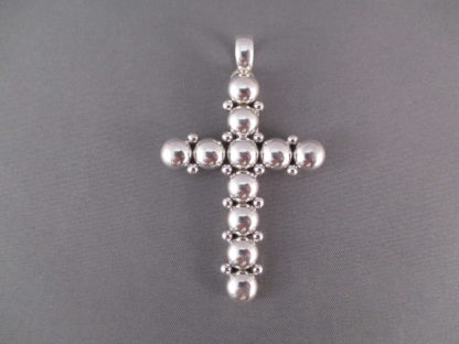 Sterling Silver Cross Pendant by Artie Yellowhorse