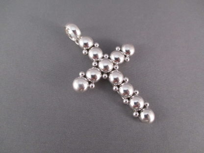 Sterling Silver Cross Pendant by Artie Yellowhorse