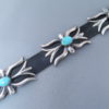 Morenci Turquoise Concho Belt by Harrison Bitsui – Sandcast