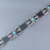 Morenci Turquoise Concho Belt by Harrison Bitsui – Sandcast