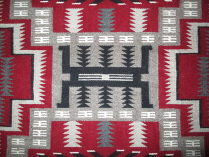 Storm Pattern Navajo Rug by Mary Shepherd – Smaller Weaving