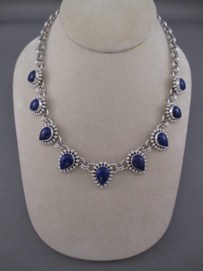 Lapis & Sterling Silver Necklace