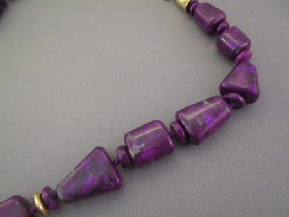 Sugilite & 14kt Gold Necklace by Bruce Eckhardt