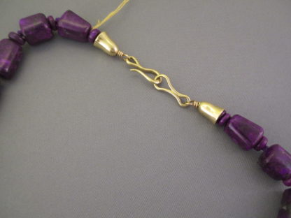 Sugilite & 14kt Gold Necklace by Bruce Eckhardt