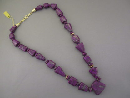 Sugilite & 14kt Gold Necklace by Bruce Eckhardt