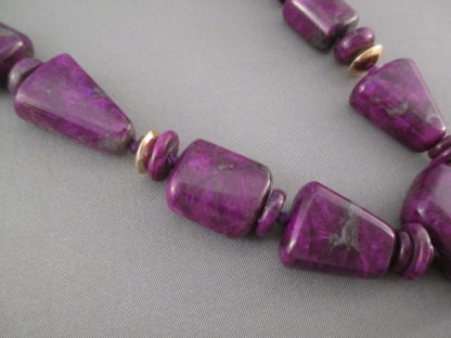 Sugilite & 14kt Gold Necklace by Bruce Eckhardt