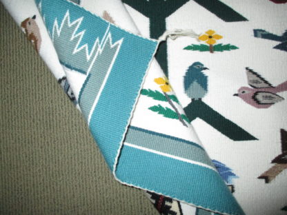 Tree of Life Weaving with Birds by Marie Sellers – Medium Size Navajo Rug