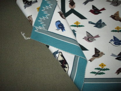Tree of Life Weaving with Birds by Marie Sellers – Medium Size Navajo Rug