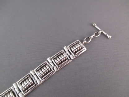 Sterling Silver Link Bracelet by Tom Charlie