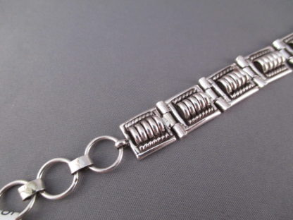 Sterling Silver Link Bracelet by Tom Charlie