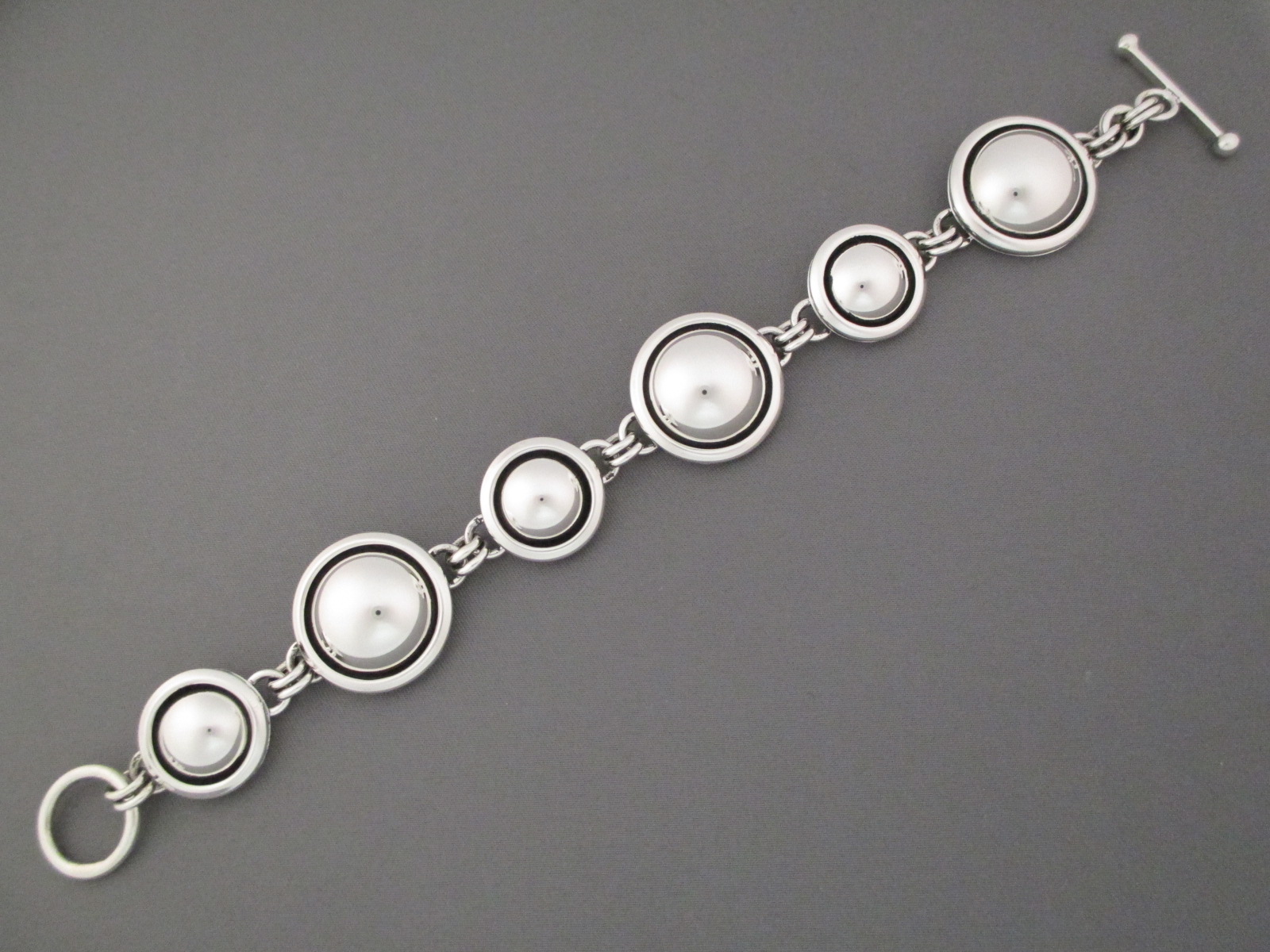 Sterling Silver Link Bracelet by Artie Yellowhorse