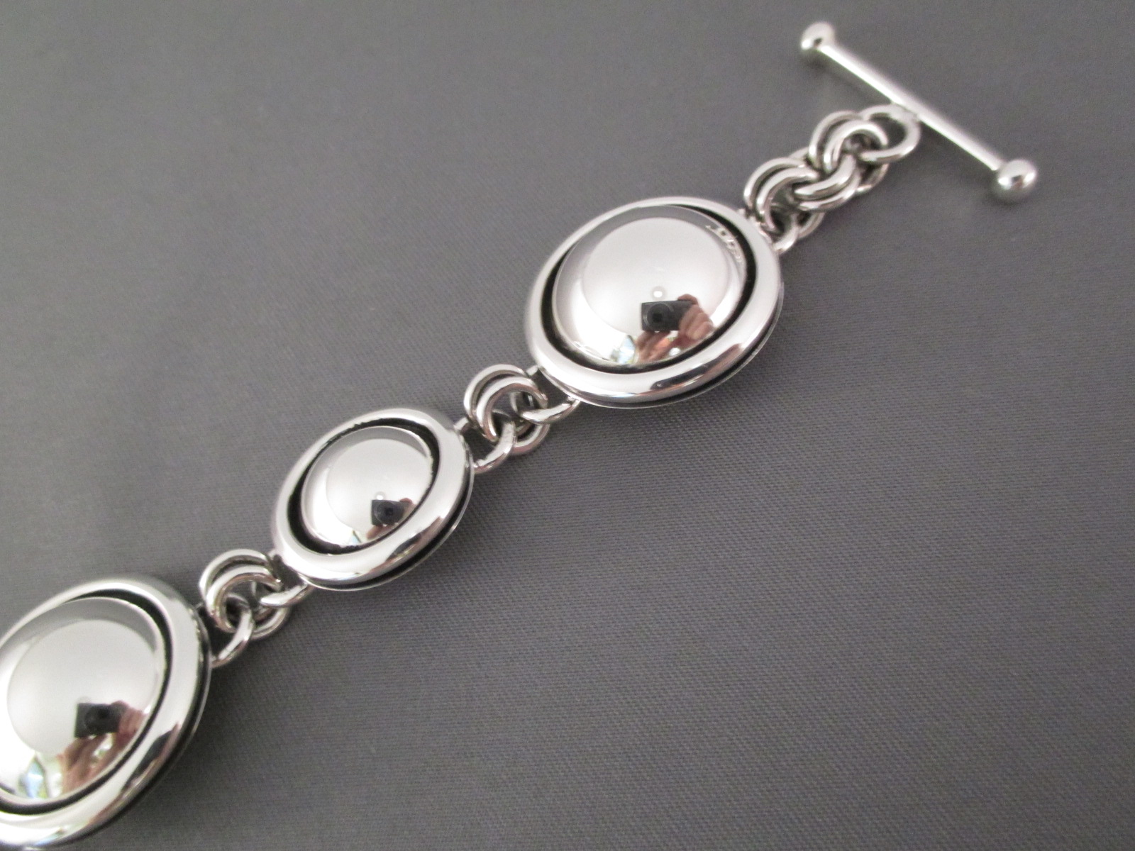 Sterling Silver Link Bracelet by Artie Yellowhorse