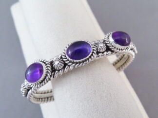 Amethyst Bracelet by Artie Yellowhorse