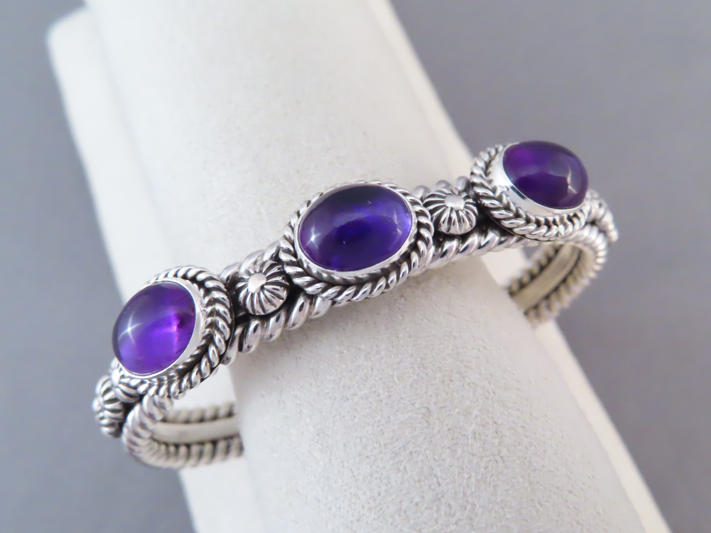 Amethyst Bracelet by Artie Yellowhorse
