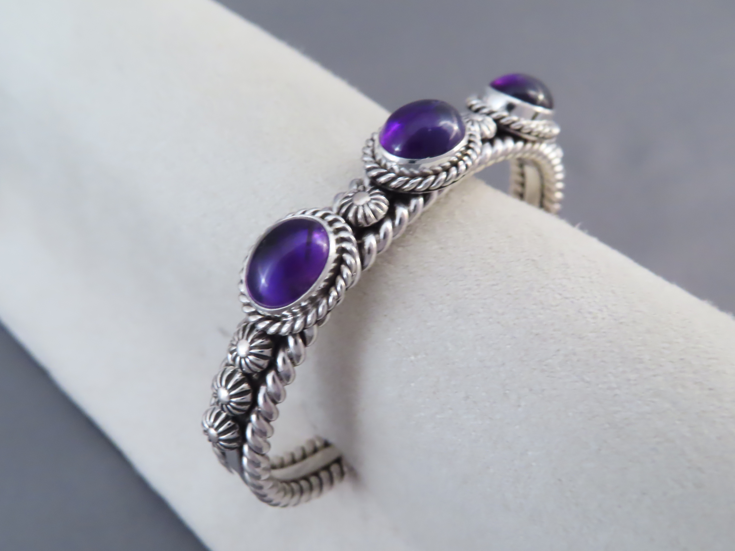 Amethyst Bracelet by Artie Yellowhorse