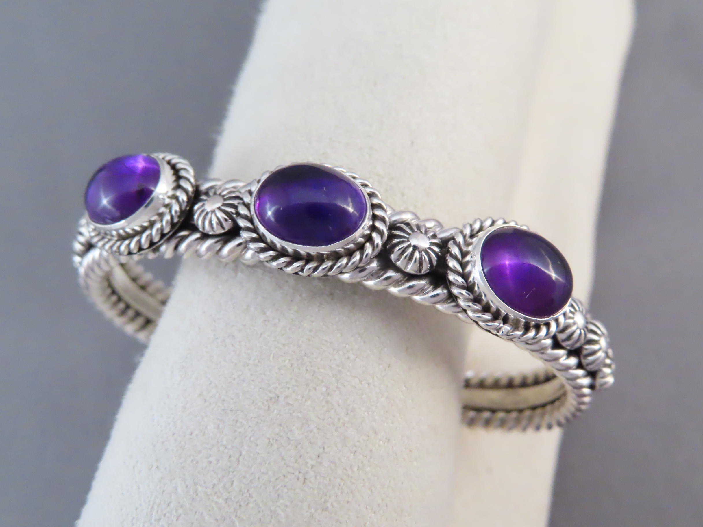 Amethyst Bracelet by Artie Yellowhorse