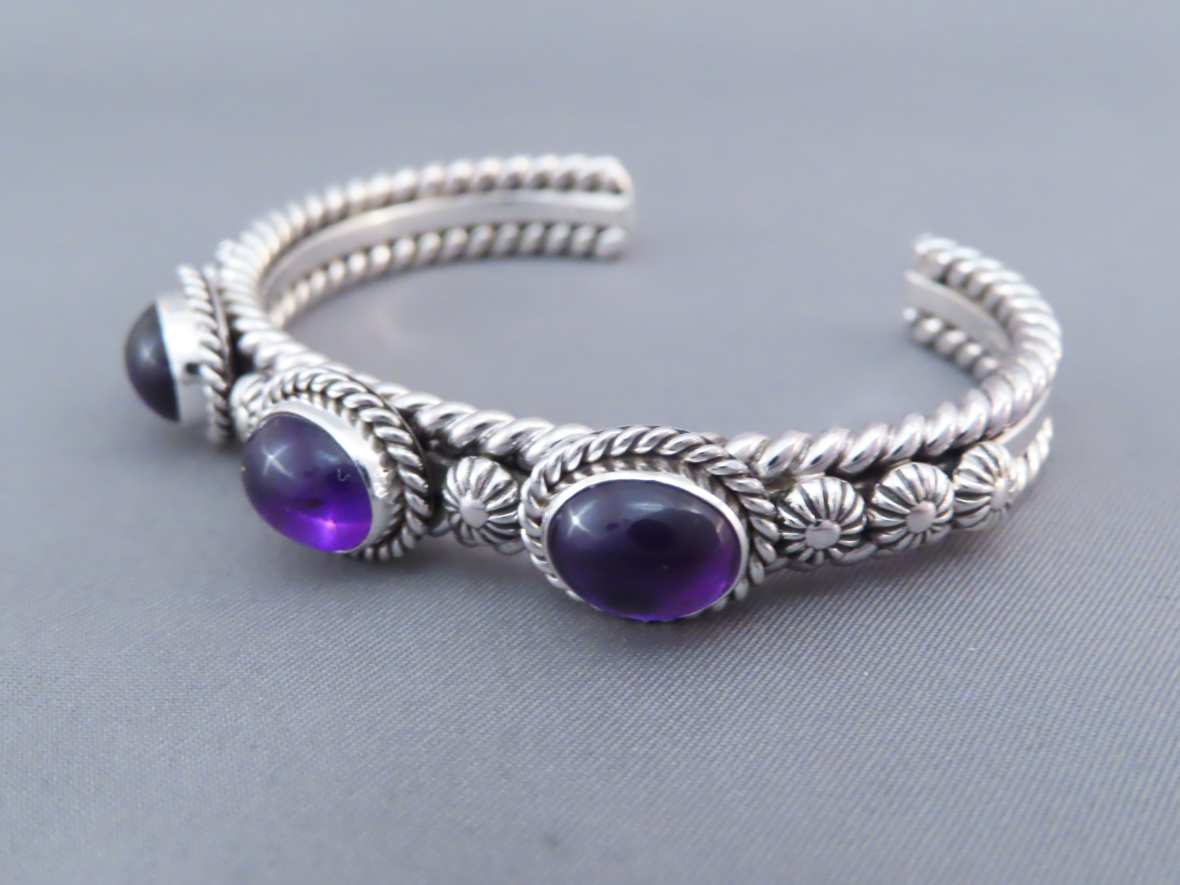 Amethyst Bracelet by Artie Yellowhorse