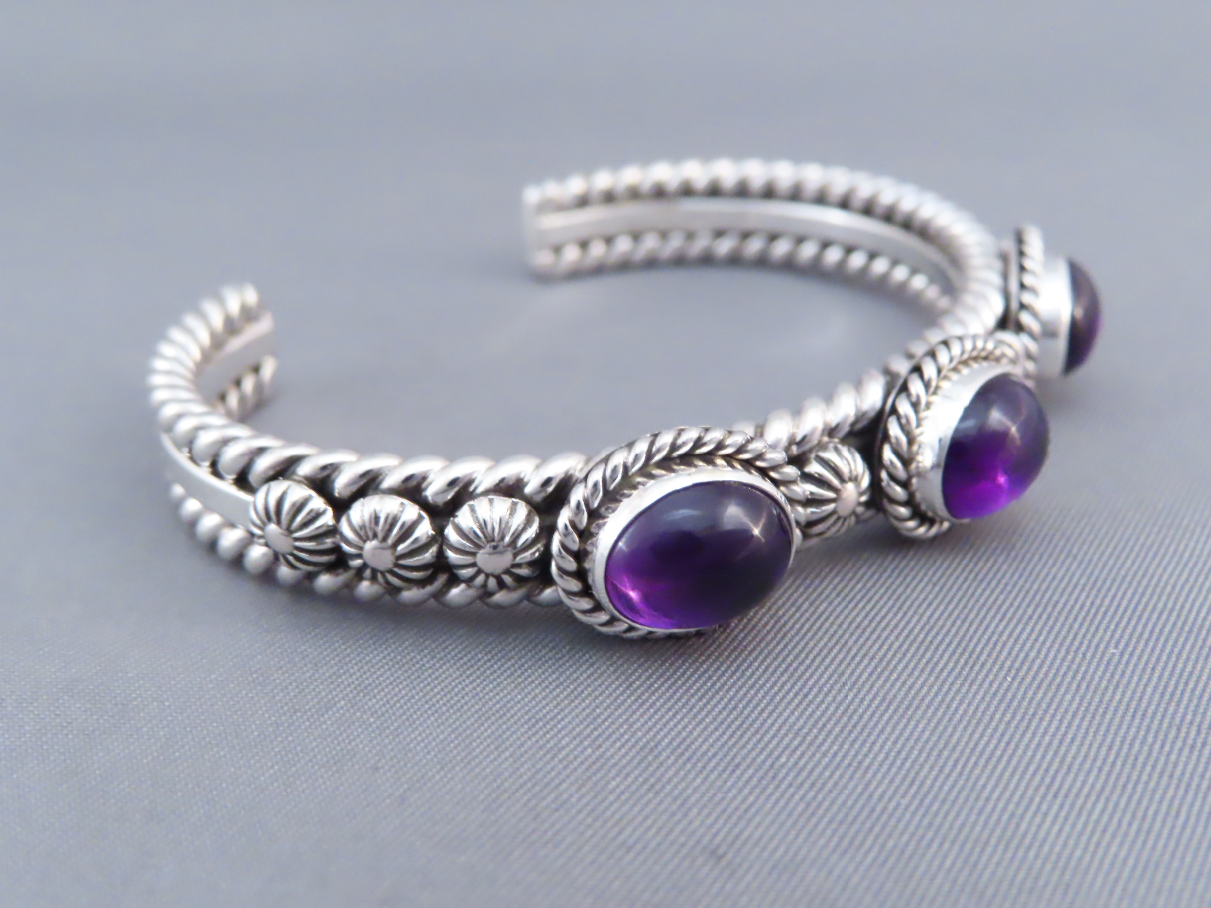 Amethyst Bracelet by Artie Yellowhorse