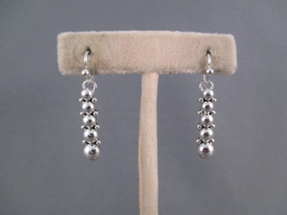 Sterling Silver Earrings with ‘Dots’ by Artie Yellowhorse