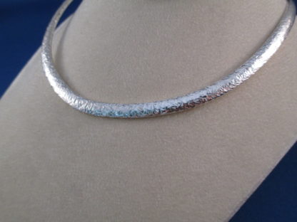 Artie Yellowhorse Hammered Sterling Silver Collar Necklace