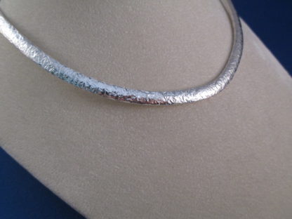 Artie Yellowhorse Hammered Sterling Silver Collar Necklace