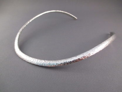 Artie Yellowhorse Hammered Sterling Silver Collar Necklace