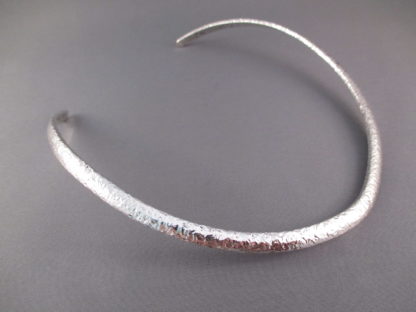 Artie Yellowhorse Hammered Sterling Silver Collar Necklace