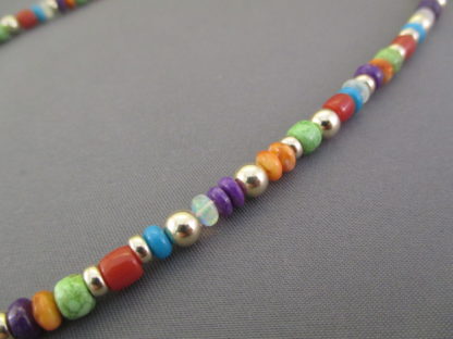 14kt Gold Multi-Stone Necklace