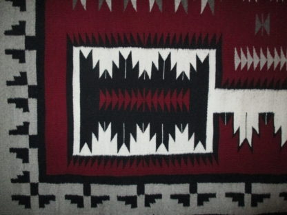Navajo Storm Pattern Rug – Very Large Weaving by Thelma James