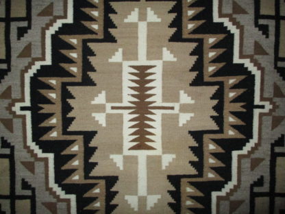 Ramona Curley Two Grey Hills Navajo Rug (circa 1965)