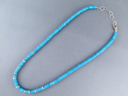 Pilar Lovato 14kt Gold & Sleeping Beauty Turquoise Necklace