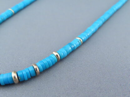 Pilar Lovato 14kt Gold & Sleeping Beauty Turquoise Necklace