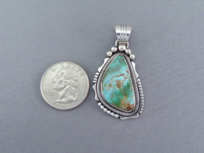 Royston Turquoise Pendant by Will Denetdale