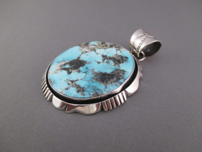Valley Blue Turquoise Pendant by Will Denetdale