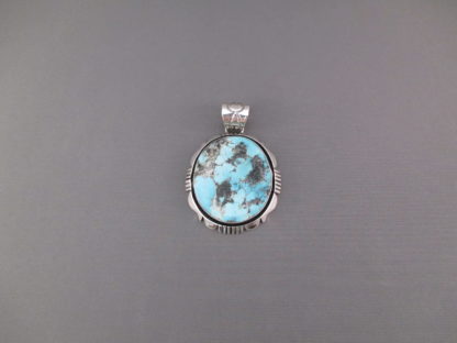 Valley Blue Turquoise Pendant by Will Denetdale