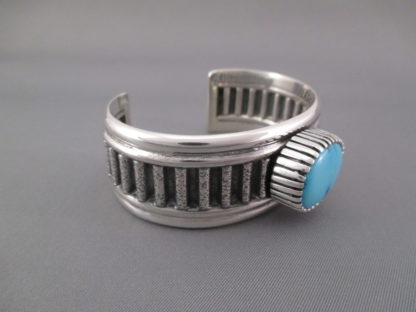 Bisbee Turquoise Cuff Bracelet by Bryan Joe
