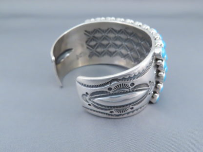 Sleeping Beauty Turquoise Cuff Bracelet by Aaron Toadlena