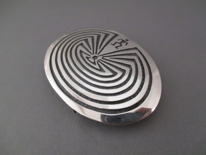 Man in the Maze Sterling Silver Belt Buckle