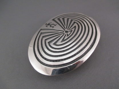 Man in the Maze Sterling Silver Belt Buckle