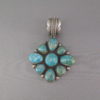 Fox Turquoise Pendant by Calvin Martinez