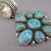 Fox Turquoise Pendant by Calvin Martinez