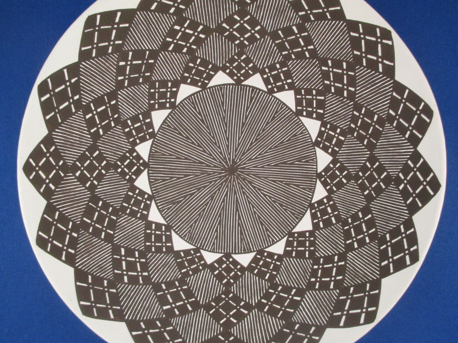 Acoma Pottery Plate by Daniel Lucario