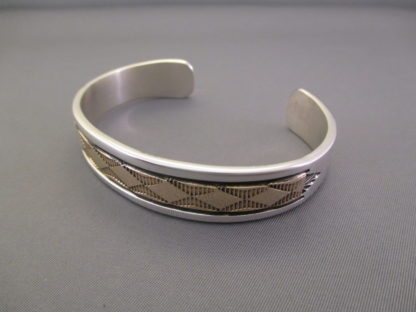 Larger Silver & Gold Bruce Morgan Bracelet