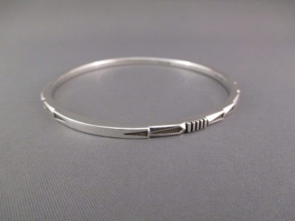 Sterling Silver Bangle Bracelet by Jennifer Curtis (Smaller)