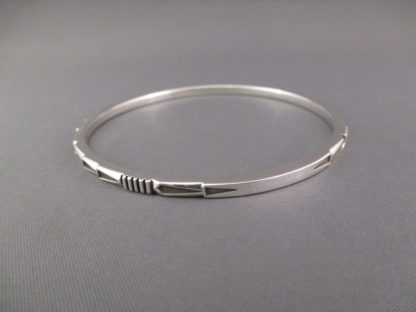 Sterling Silver Bangle Bracelet by Jennifer Curtis (Smaller)