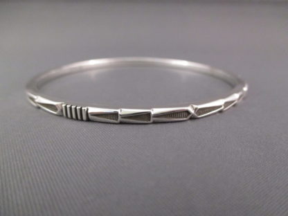 Sterling Silver Bangle Bracelet by Jennifer Curtis (Smaller)