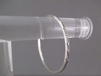 Sterling Silver Bangle Bracelet by Jennifer Curtis (Smaller)