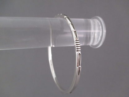 Sterling Silver Bangle Bracelet by Jennifer Curtis (Smaller)