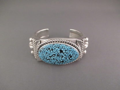 Albert Lee Kingman Turquoise Cuff Bracelet