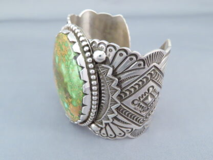 Arnold Blackgoat Cuff Bracelet with Royston Turquoise
